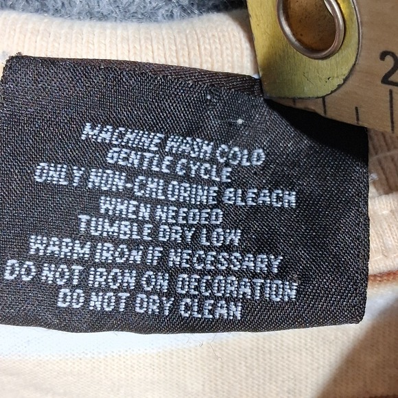 Southpole Polo Y2K Shirt Mens XL Tan Brown White Striped Pique‎ Hip Hop - Picture 3 of 12